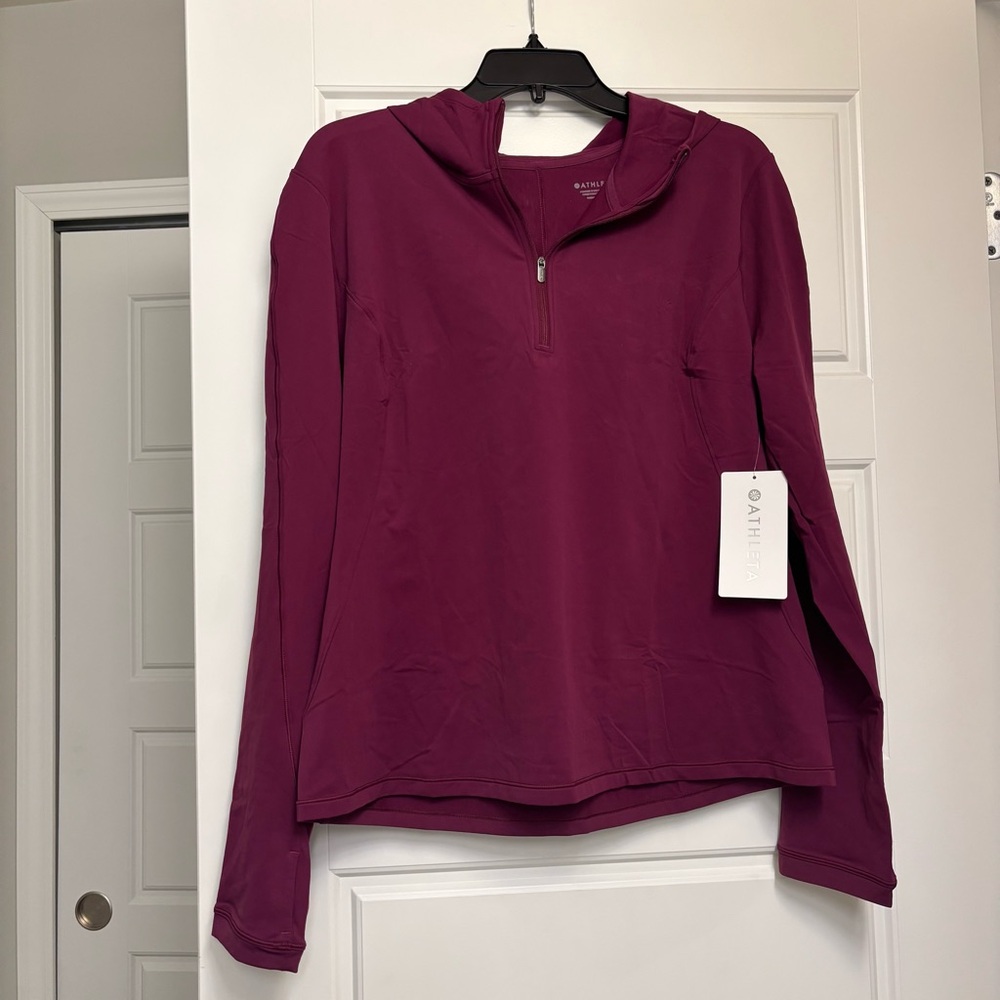 Athleta Summit Half Zip Hoodie